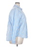 Caslon 100% Cotton Checkered-gingham Blue Long Sleeve Button-Down Shirt Size XXL - photo 4
