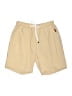 Unbranded Solid Tan Khaki Shorts Size XL - photo 1