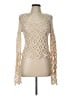 Aqua 100% Cotton Ivory Pullover Sweater Size L - photo 1