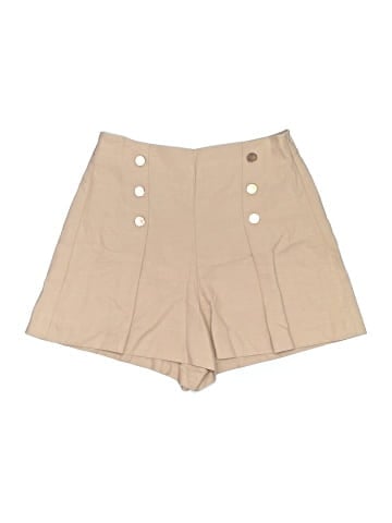 Zara Khaki Shorts (view 1)