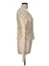 Aqua 100% Cotton Ivory Pullover Sweater Size L - photo 4