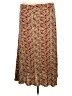 BCBGMAXAZRIA Paisley Red Casual Skirt Size XL - photo 2
