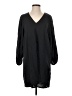 H&M Solid Black Casual Dress Size S - photo 1