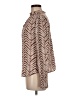 Bella Dahl 100% Rayon Chevron-herringbone Brown Long Sleeve Blouse Size M - photo 5