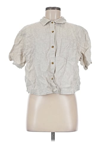 Athleta Short Sleeve Button-Down Shirt (view 1)