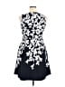 Talbots Floral Blue Cocktail Dress Size 14 Petite - photo 2