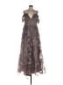 Mac Duggal 100% Polyester Gray Cocktail Dress Size 12 - photo 1
