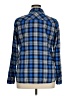 J.Crew Plaid Blue Long Sleeve Button-Down Shirt Size 16 - photo 2