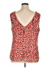 CAbi 100% Polyester Orange Sleeveless Blouse Size XL - photo 2