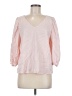 Caslon Pink 3/4 Sleeve Blouse Size M - photo 1
