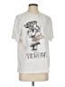 Versace Print Silver White Short Sleeve T-Shirt Size S - photo 1