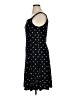 Chaps 100% Polyester Polka Dots Black Casual Dress Size XL - photo 5