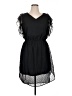 Merona 100% Polyester Black Casual Dress Size XL - photo 1