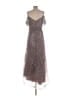 Mac Duggal 100% Polyester Gray Cocktail Dress Size 12 - photo 2