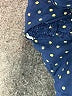Heritage Polka Dots Blue Sleeveless Button-Down Shirt Size M - photo 8
