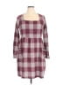Gilli Plaid Burgundy Casual Dress Size 1X - photo 1