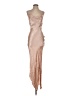 Zara Basic Metallic Tan Cocktail Dress Size XS - photo 1