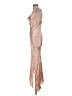 Zara Basic Metallic Tan Cocktail Dress Size XS - photo 5