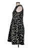 H&M Animal Print Black Cocktail Dress Size 8 - photo 5