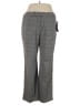Requirements Plaid Gray Dress Pants Size 18 - photo 1
