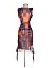 pretty garbage Graphic Orange Cocktail Dress Size S - photo 1