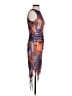 pretty garbage Graphic Orange Cocktail Dress Size S - photo 4