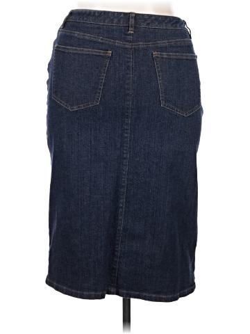 Halogen Denim Skirt (view 2)