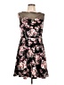 Xhilaration Floral Black Cocktail Dress Size L - photo 1