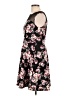 Xhilaration Floral Black Cocktail Dress Size L - photo 5