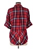 Hester & Orchard Plaid Red 3/4 Sleeve Button-Down Shirt Size M - photo 2