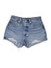 Levi's Blue Denim Shorts Size 27 waist - photo 1