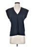FRAME 100% Cotton Blue Short Sleeve Top Size S (petite) - photo 1