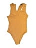 Kendall & Kylie Gold Bodysuit Size M - photo 1