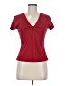 Mixit 100% Polyester Red Short Sleeve Top Size 8 - photo 1