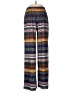 Melissa Paige Print Blue Casual Pants Size M - photo 1