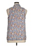 Doublju Floral Blue Sleeveless Blouse Size XL - photo 2