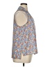 Doublju Floral Blue Sleeveless Blouse Size XL - photo 4