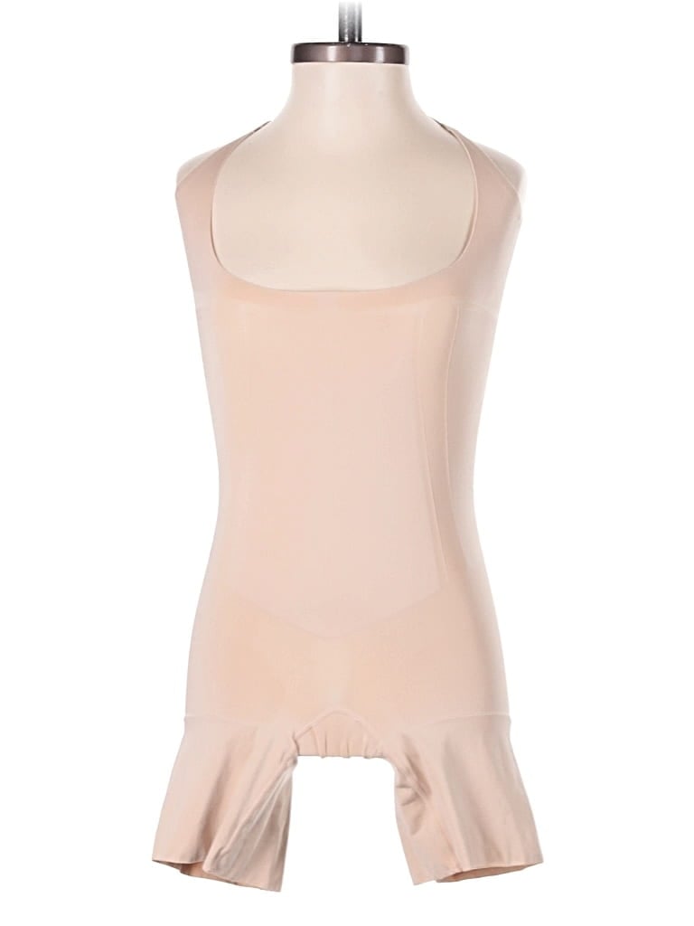 Pre-owned Spanx Romper In Tan