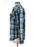 Eighty Eight 100% Cotton Plaid Blue Long Sleeve Button-Down Shirt Size L - photo 5