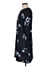 Ann Taylor 100% Polyester Print Blue Casual Dress Size 6 - photo 5