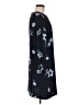 Ann Taylor 100% Polyester Print Blue Casual Dress Size 6 - photo 4