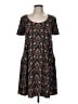 Nine Britton Paisley Black Casual Dress Size M - photo 1