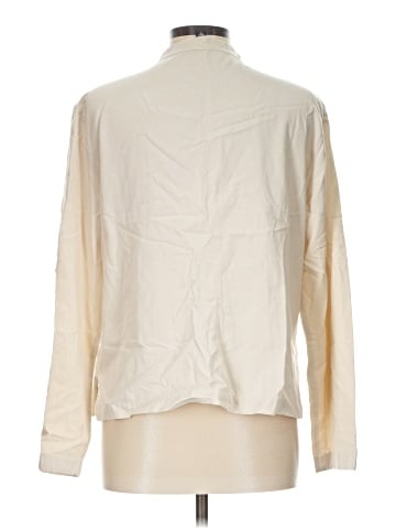 Eileen Fisher Long Sleeve Silk Top (view 2)