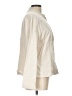Eileen Fisher Ivory Long Sleeve Silk Top Size L - photo 4