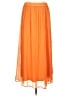 Chico's 100% Polyester Orange Casual Skirt Size Lg (2) - photo 1