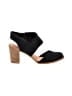 TOMS Black Heels Size 9 1/2 - photo 1