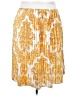 Lularoe 100% Polyester Print Yellow Casual Skirt Size 22 - 24 - photo 1