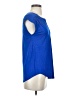 Lands' End 100% Rayon Blue Short Sleeve Blouse Size XS - photo 4