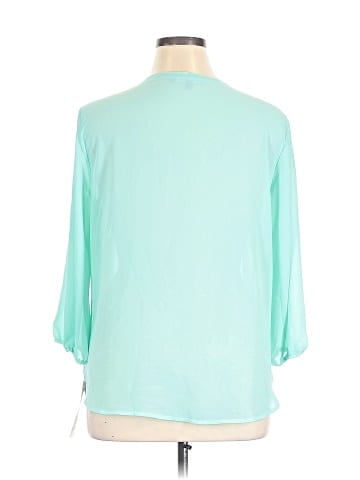 NY Collection 3/4 Sleeve Blouse (view 2)