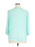 NY Collection 100% Polyester Teal 3/4 Sleeve Blouse Size XL - photo 2